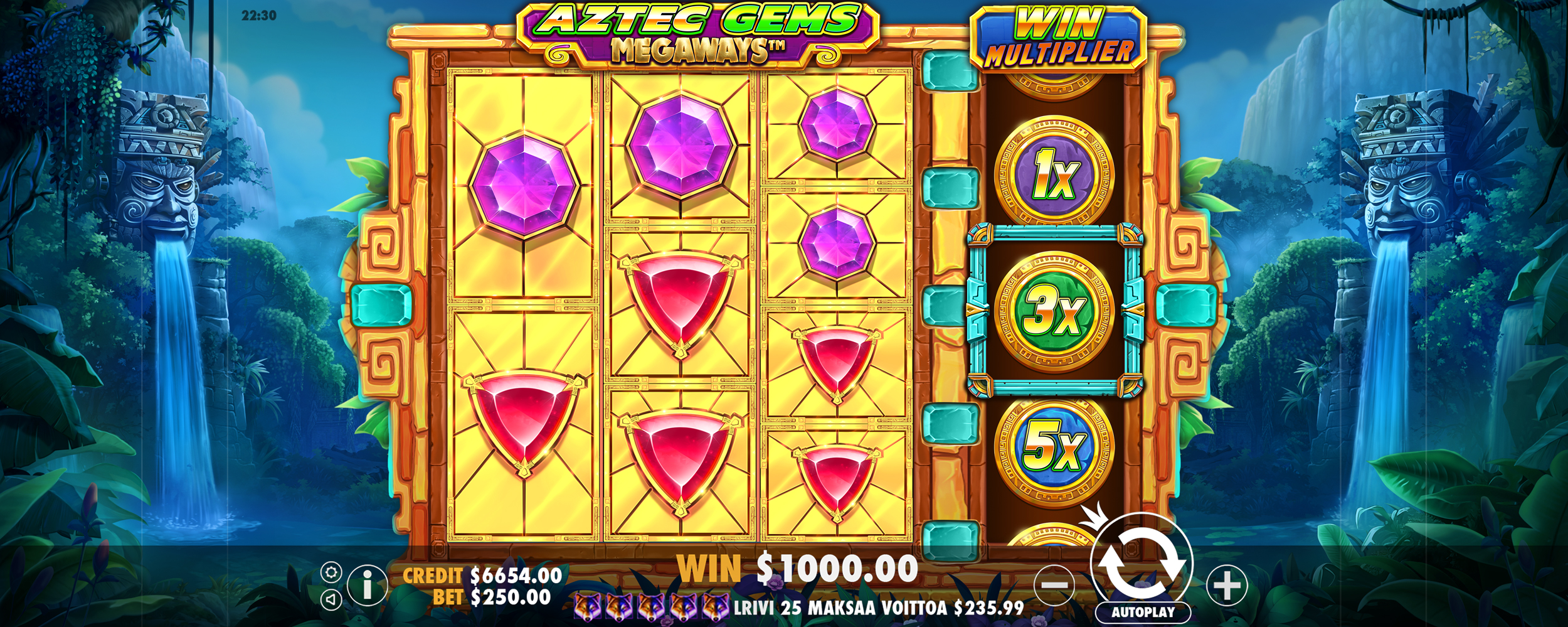 Aztec Gems Megaways™ - screenshot with slot description 2